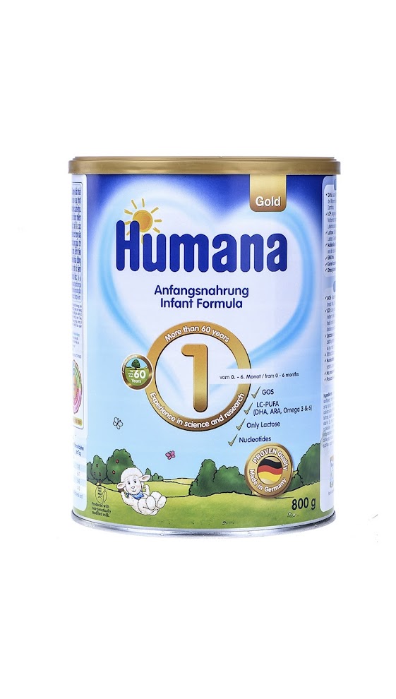 Sữa humana gold 1 800g