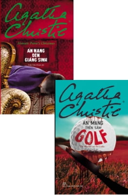 Fahasa - combo sách hay án mạng trên sân golf + án mạng đêm giáng sinh