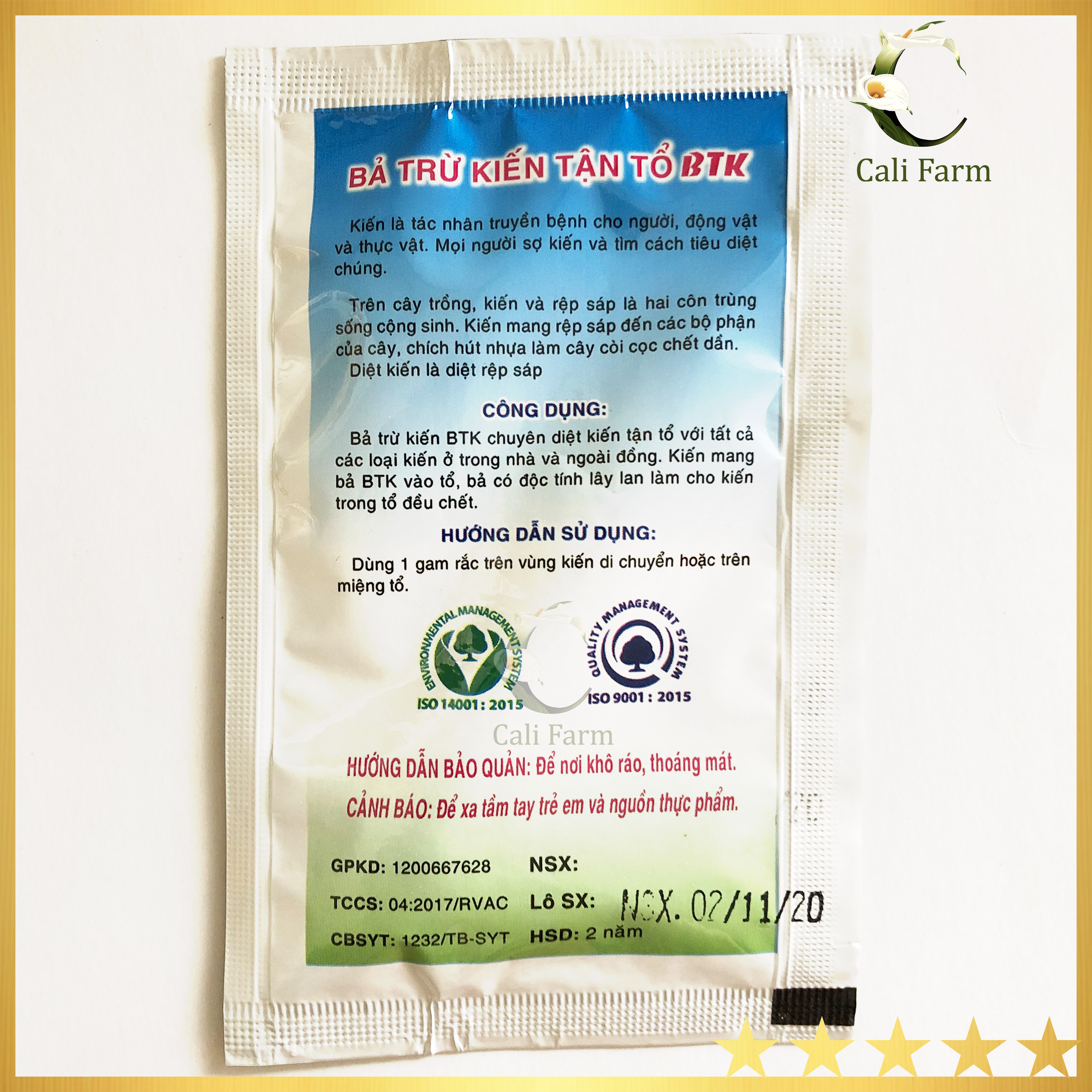 Bả trừ kiến tận tổ btk