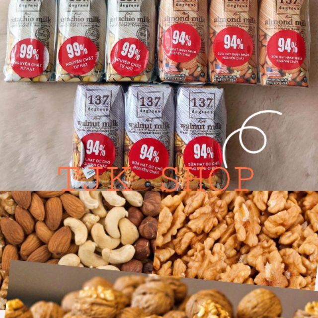 Sữa Các Loại Hạt Dinh Dưỡng (Hạnh Nhân, Óc Chó...) (Sữa Óc Chó)