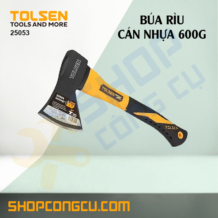 Búa rìu cán nhựa 600g tolsen 25053