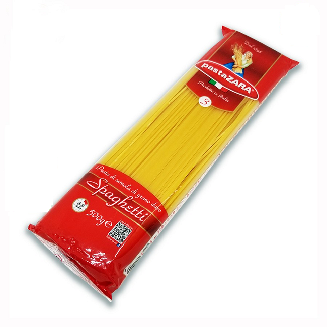 Mì ý Spaghetti Pasta ZARA số 3 (gói 500g)