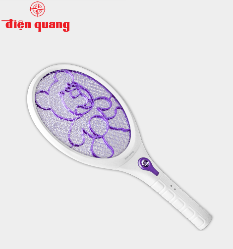 Vợt muỗi Điện Quang ĐQ EMR04 WP ( Trắng - tím )