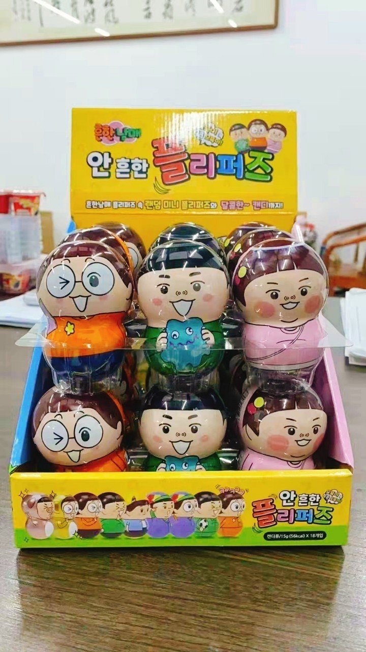 [ Cute - sáng tạo ] Kẹo đồ chơi/ Kẹo lật đật vừa là kẹo vừa có đồ chơi cho bé chơi siêu ngộ nghĩnh đáng yêu hộp 15g