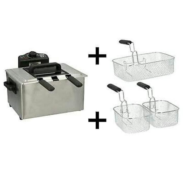 Bếp chiên nhúng điện sokany 5l - sokany 5l + 3 rổ chiên