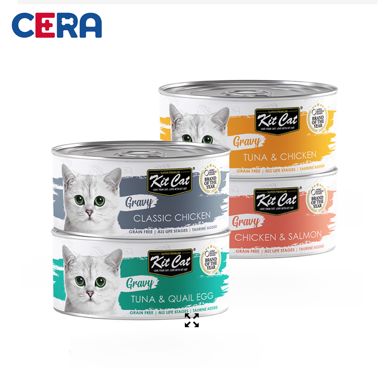 Pate dinh dưỡng cho mèo - gravy kit cat 70g