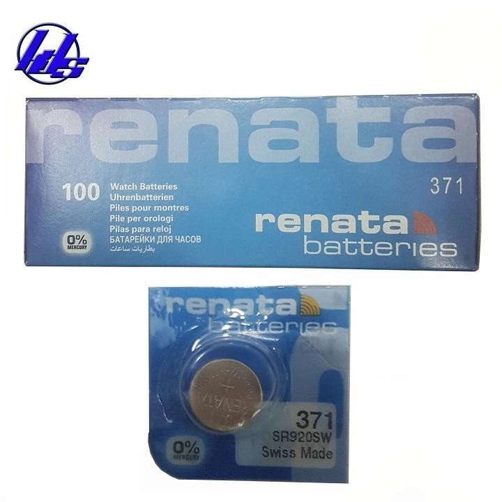 Pin đồng hồ renata 371 sr920sw silver oxide 1.55v