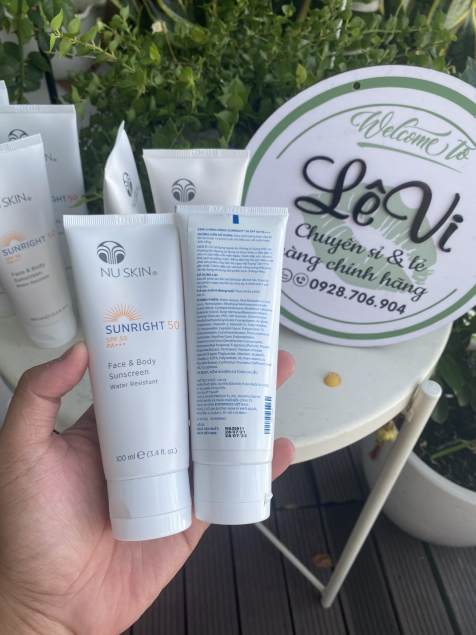 Kem chống nắng Nuskin Sunright 50 spf 50 pa ++