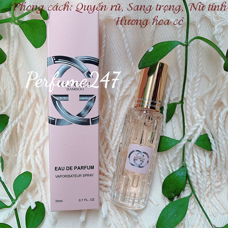 Nước hoa nữ mini gu.ci bambo 20ml chiết thơm lâu