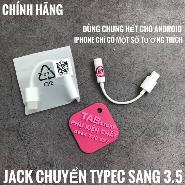 Jack chuyển typec ra 3.5