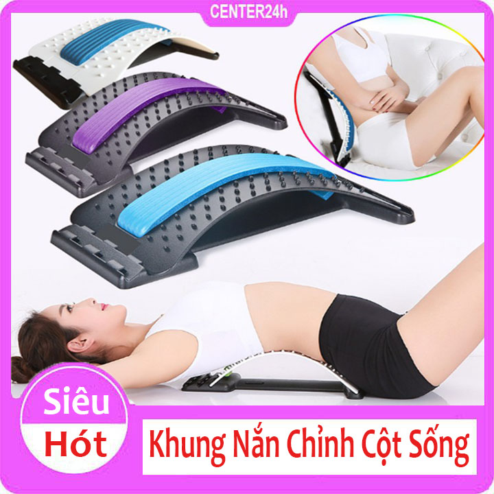 Masage ] Khung nắn chỉnh hình cột sống - Dụng Cụ Massage Hỗ Trợ Tập Lưng Và Cột Sống Giúp Lưu Thông Máu, Bảo Vệ Sức Khỏe - hỗ trợ điều trị thoát vị đĩa đệm, nhức mỏi lưng - Loại Đặc biệt - center24h