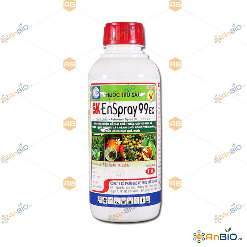 [HCM]DẦU KHOÁN SK EnSpray 99EC chai 1 Lít ĐẶC T.RỊ NHỆN ĐỎ NHỆN LÔNG NHUNG - C1.1011