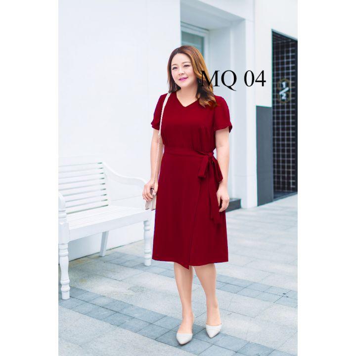 Đầm bigsize, đầm béo vải cực mềm mát MQ 04