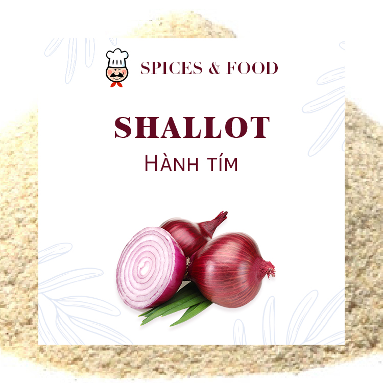 Shallot Powder - Bột hành tím nguyên chất Red Onion Purple