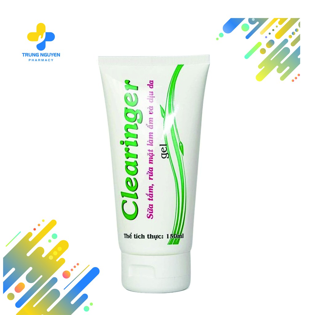 Clearinger - sữa tắm, rửa mặt và làm ẩm da