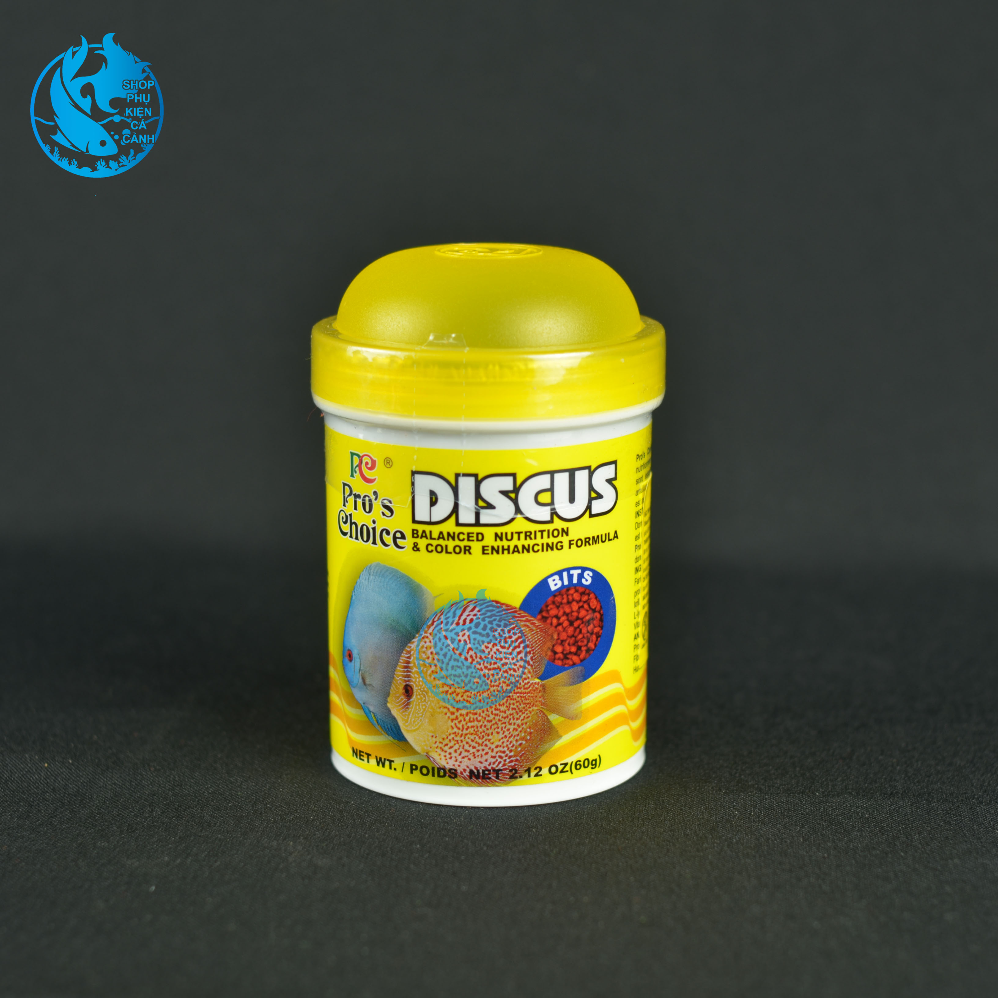 ✅ thức ăn cho cá đĩa discus lon 60g thức ăn cao cấp