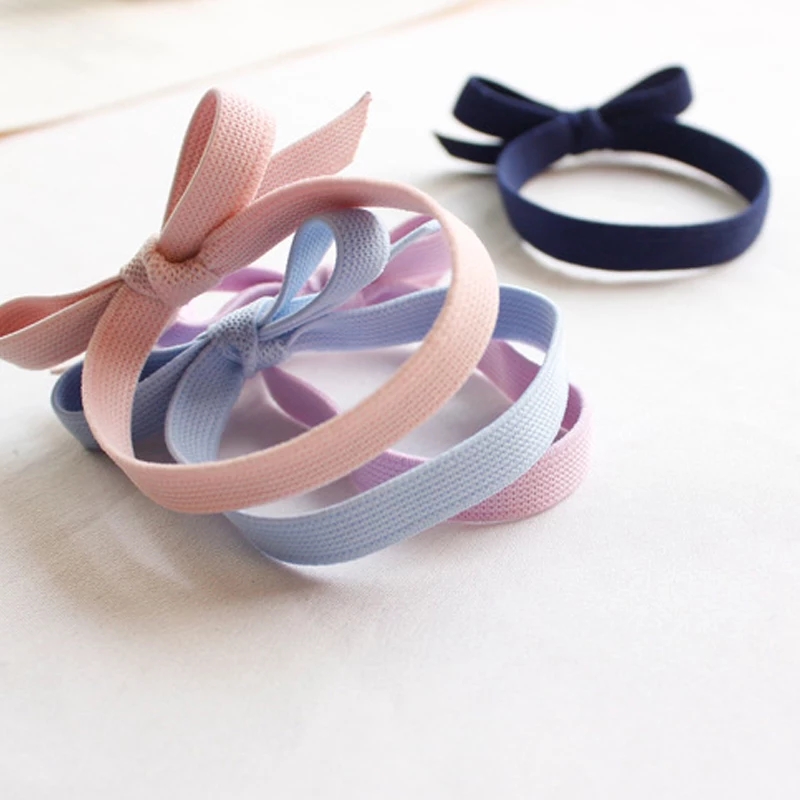 Set 3 dây cột tóc nơ bản dày nhiều mẫu dễ thương khuyến mãi rẻ đẹp