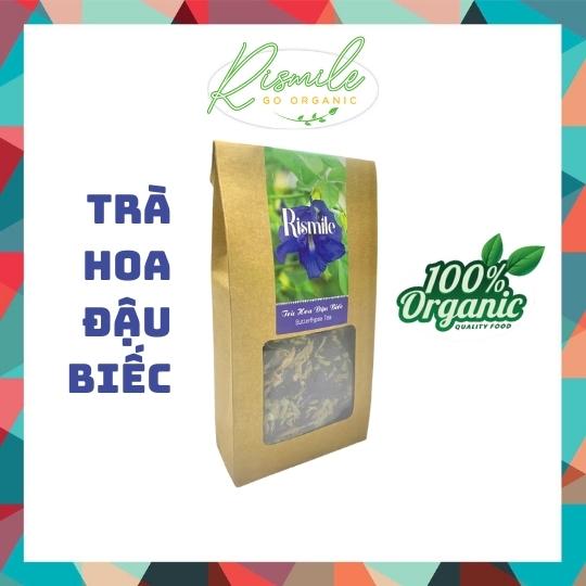 Trà Thảo Mộc Hoa Đậu Biếc Khô Organic Rismile 35g – Trà An Thần