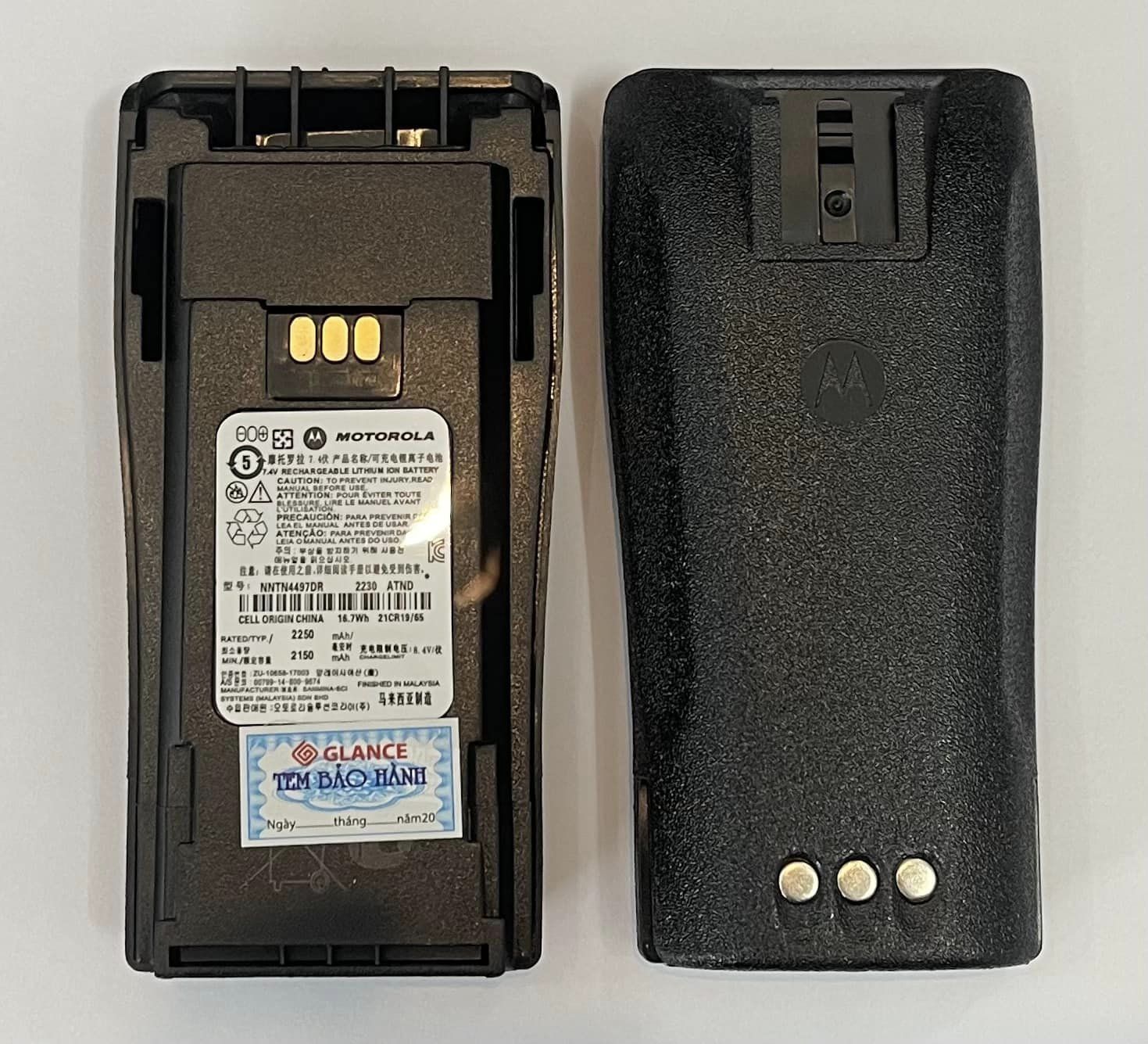 Pin máy bộ đàm motorola xir p3688 / pin nntn4497dr