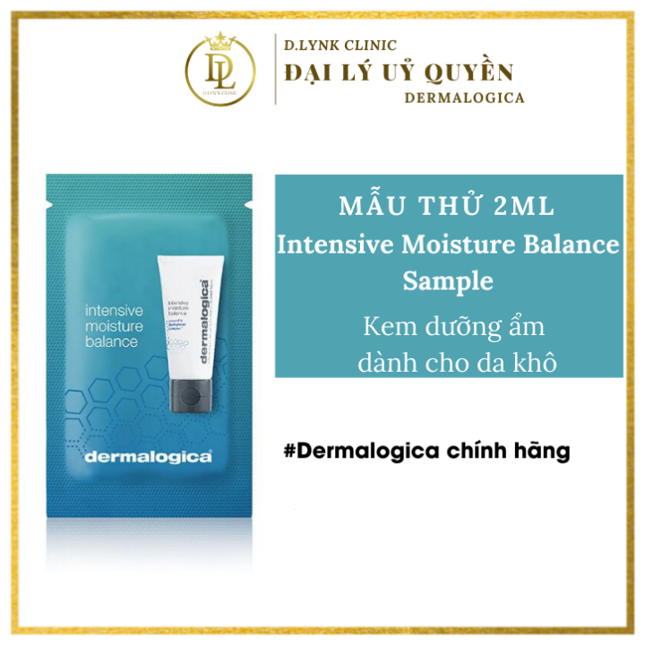 Kem dưỡng ẩm da chuyên sâu dành cho da khô Dermalogica Intensive Moisture Balance 2ml