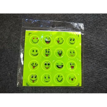 Tem dán phản quang mặt cười 16 icon