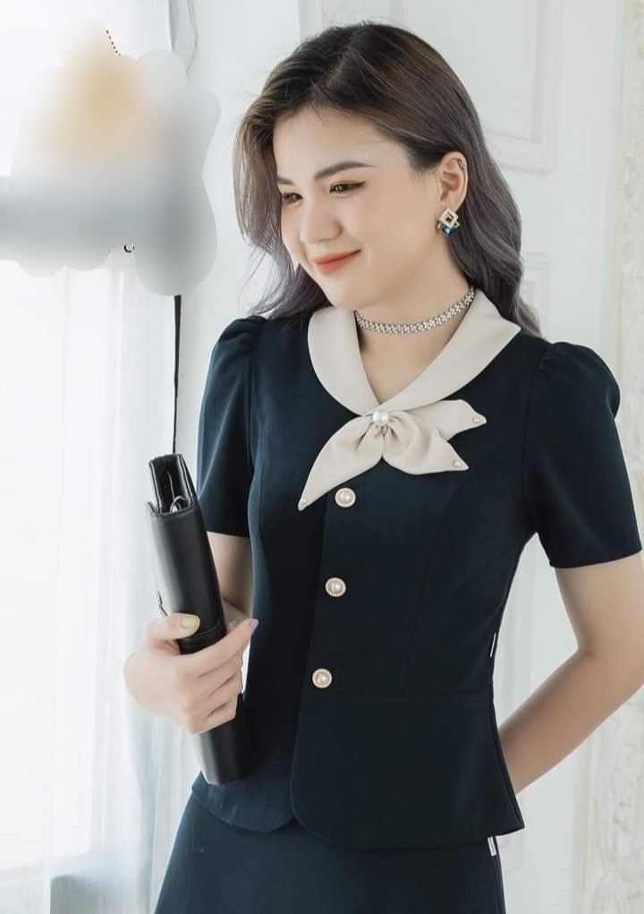 Áo công sỡ sang trong quý phái b0055