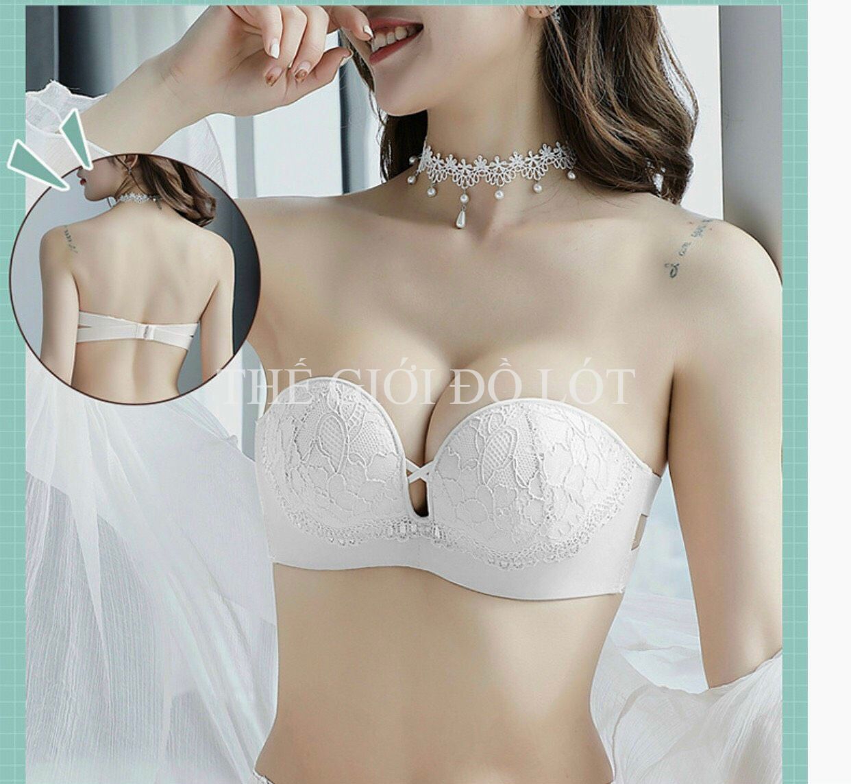 Freeship áo bra cúp siêu đẩy mặc được hai kiểu chất đẹp