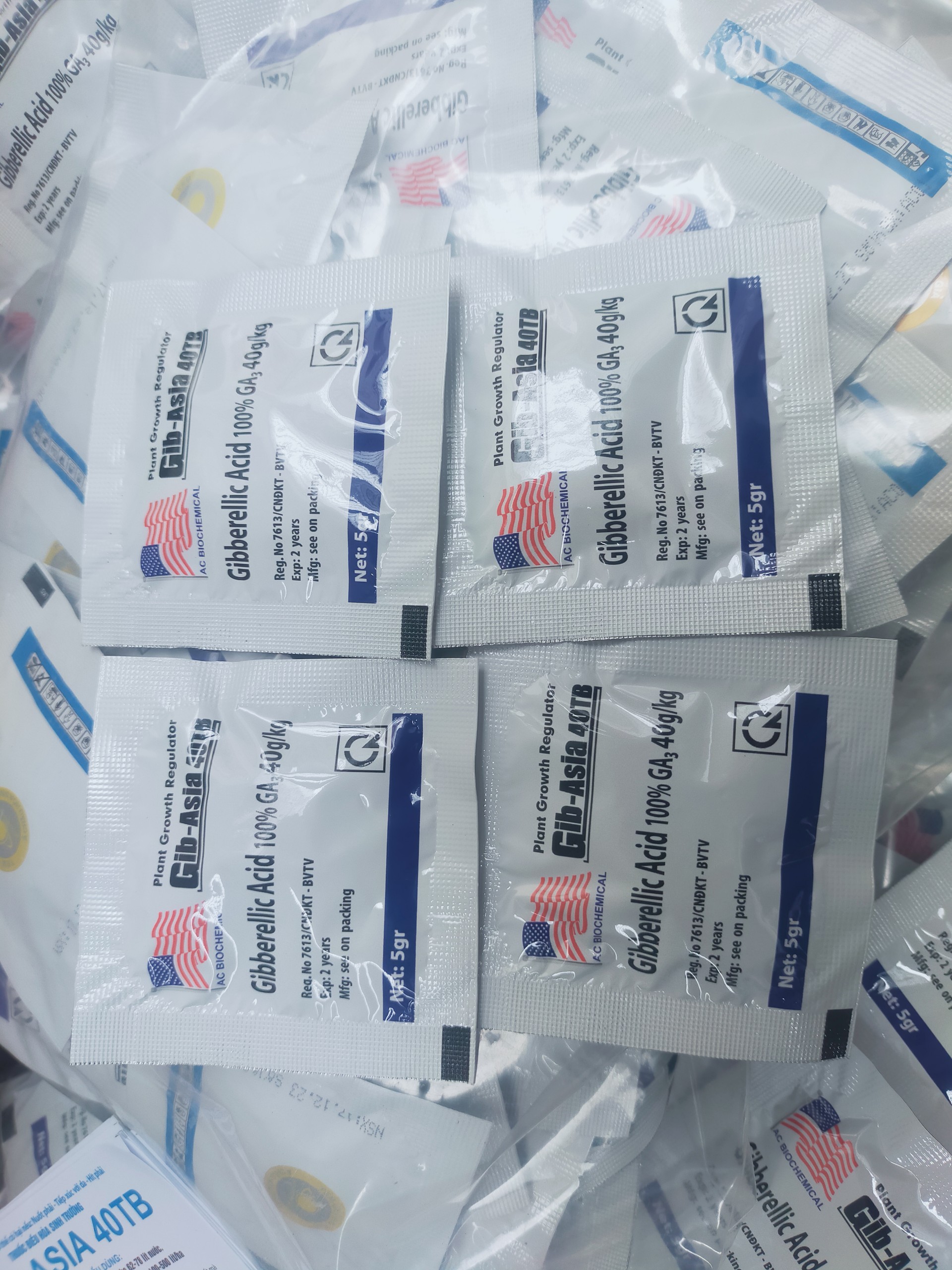 GA3 Gibberellin 5gram dạng sủi - Siêu kích thích tăng trưởng cây trồng