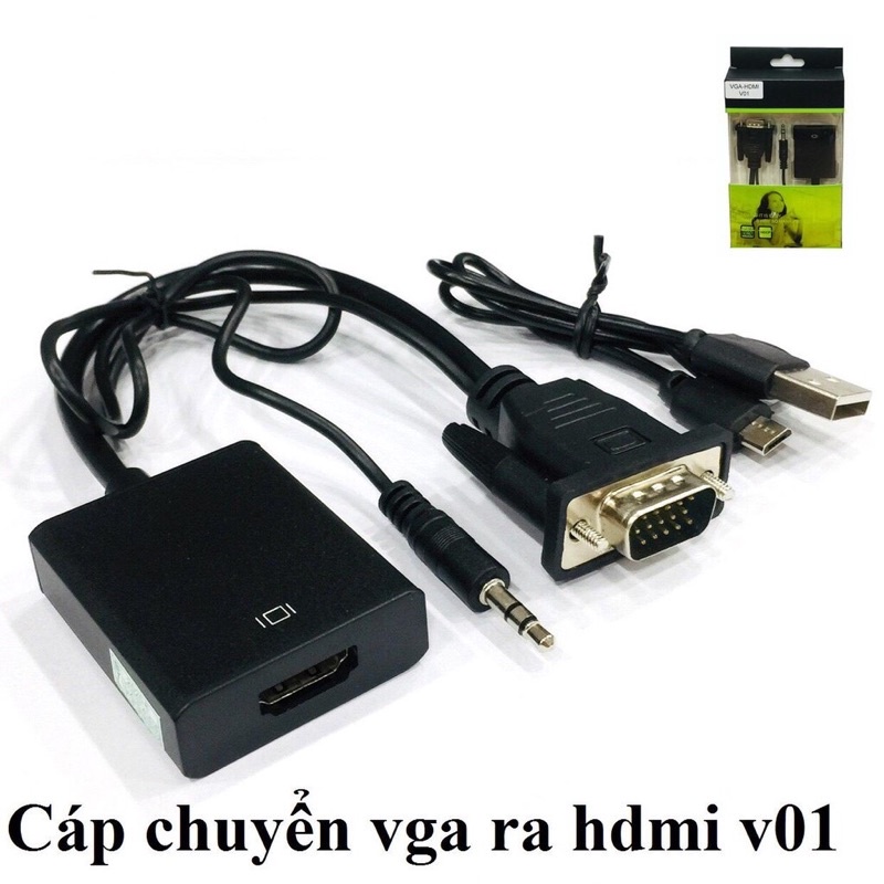 Cáp vga ra hdmi có audio