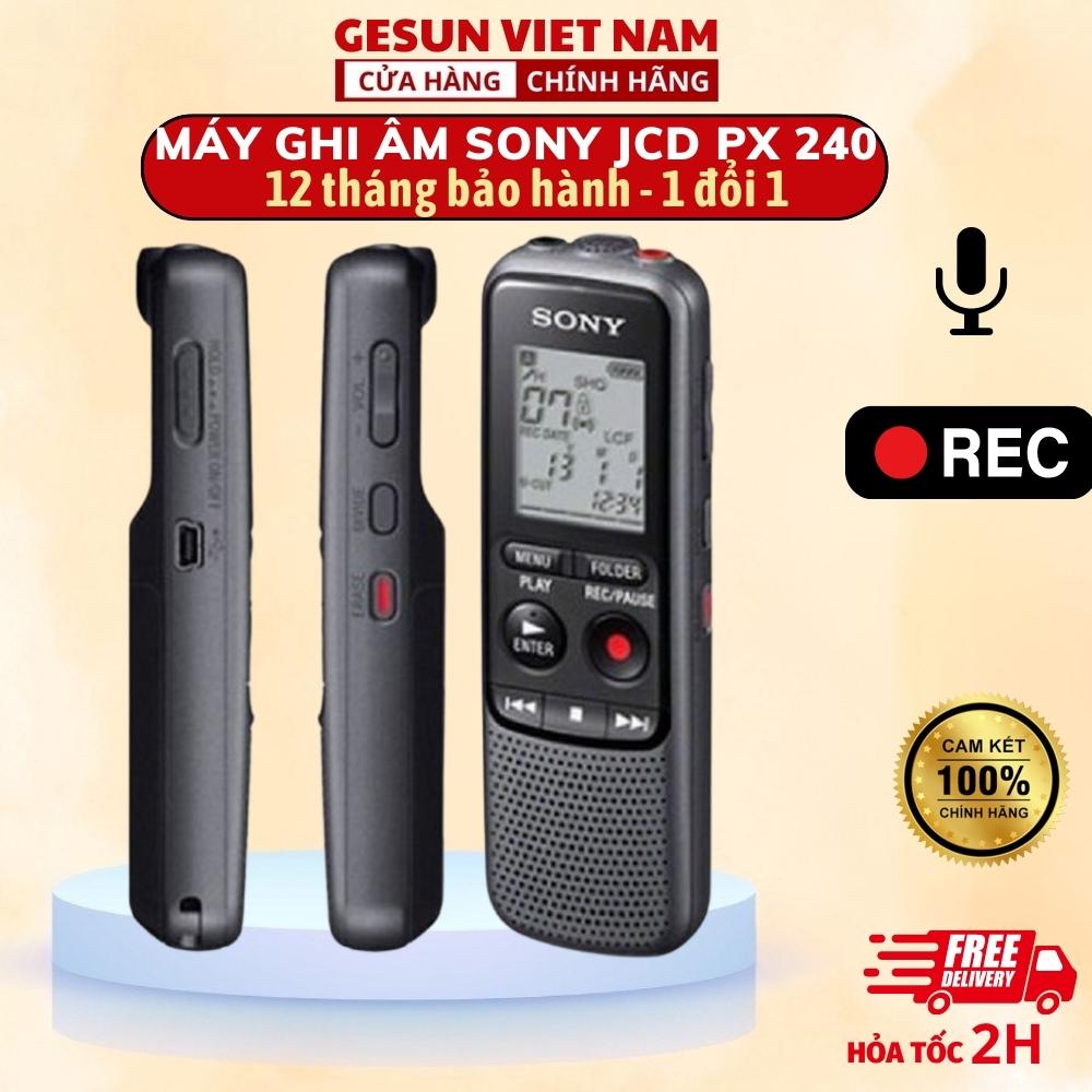 Máy ghi âm icd-px 240 máy ghi âm chuyên nghiệp sony, hàng chính hãng bảo hành 12 tháng đổi mới