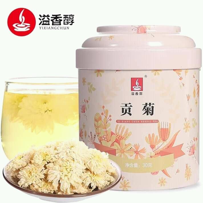 3Og TRÀ HOA BẠCH CÚC （CỐNG CÚC）- Một Trong Tứ Đại Danh Cúc