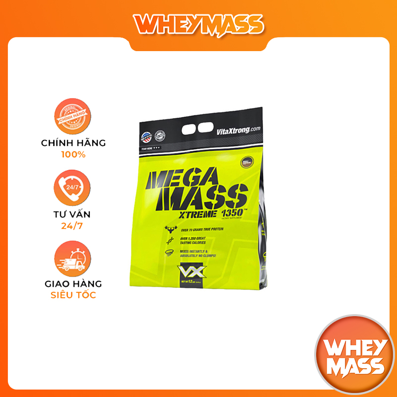 Sữa Dinh Dưỡng Tăng Cân Nhanh VITAXTRONG MEGA MASS 12lbs (5.6 kg)