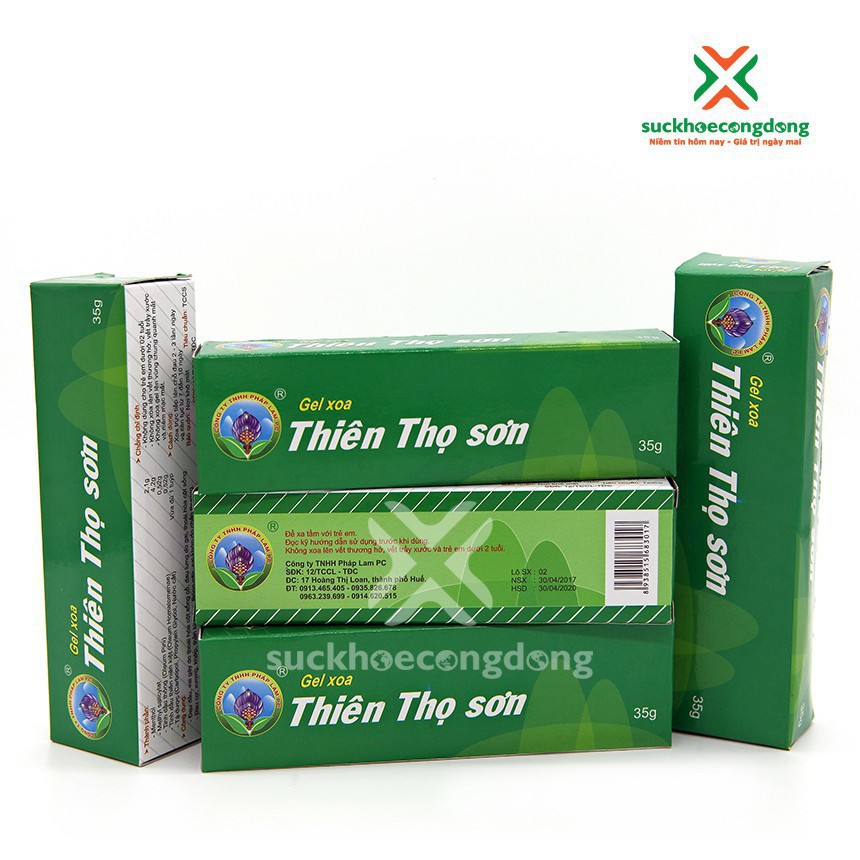Gel xoa Thiên thọ sơn - Dùng khi đau dây thần kinh, đau lưng