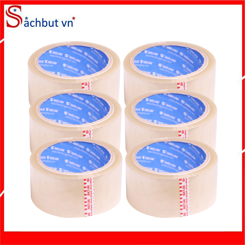 Băng Keo Trong Thiên Long TLBKT06 - 60Yard- Có độ bền, dai ,băng keo luôn đảm bảo độ dính cao.