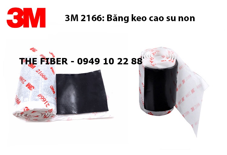 [HCM]Băng keo Cao su non Cách điện 3M 2166