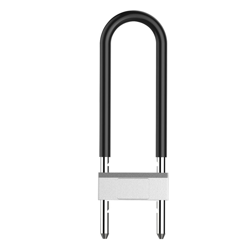 Cửa Di Động Khóa Vân Tay U Khóa Xe Xe Máy Xe Đạp Ổ Khóa Khóa Dấu Vân Tay 10 Bộ Dấu Vân Tay