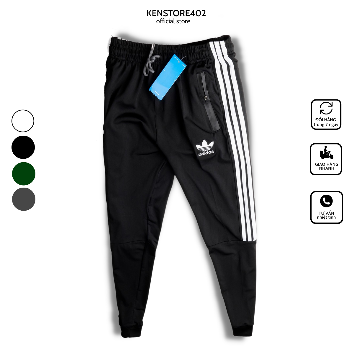 Quần jogger thể thao Q163 quần dài nam chất liệu thun poly co giãn thoải mái thoáng mát vải mềm mịn không xù lông
