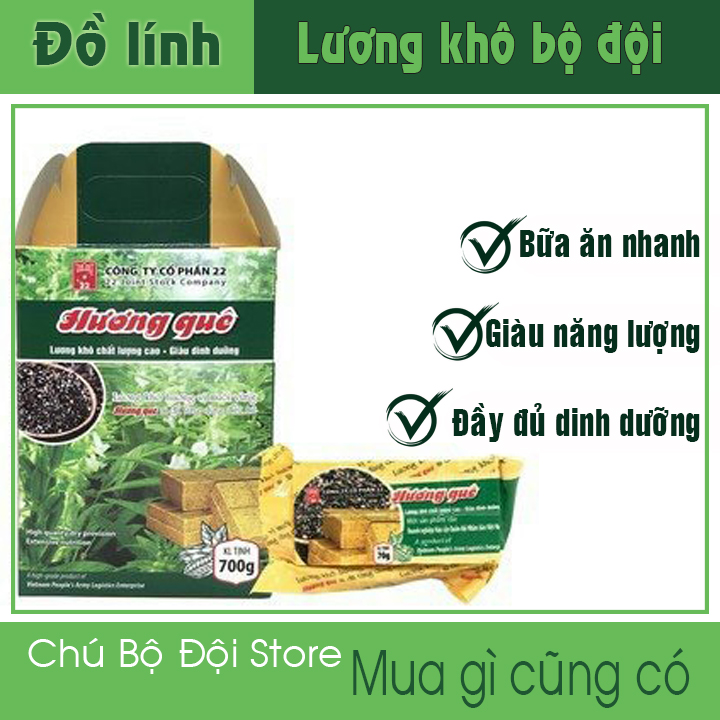 Lương khô Hương Quê vị thơm từ vừng, thực phẩm chế biến sẳn, thức ăn nhanh, dinh dưỡng