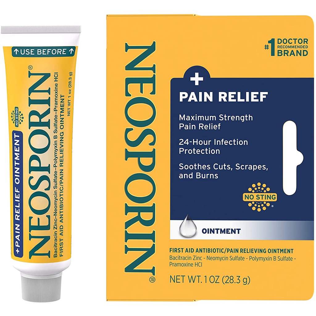Neosporin Pain Relief Ointment - Tube 28.3g