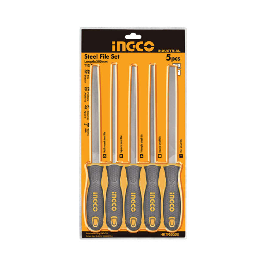 Bộ 5 giũa sắt ingco hktfs0508