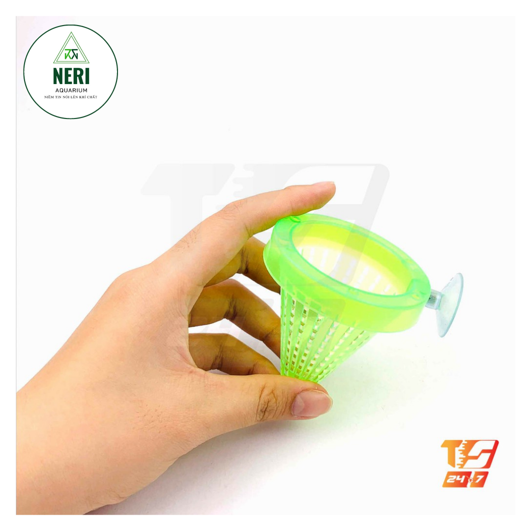 Rổ đựng trùng chỉ - Phễu đựng trùng chỉ loại nhựa tốt có hít cao su