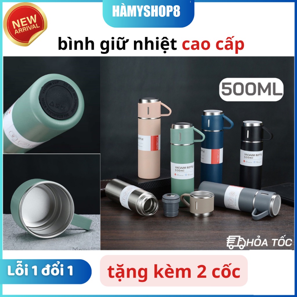 Bình Giữ Nhiệt Nóng Lạnh Bình giữ nhiệt inox 304 Cao Cấp 2 lớp cách nhiệt giữ nóng lạnh cao cấp,Bình Giữ Nhiệt Inox 304 ,Giúp Giữ Nóng Từ 8-10h,Giữ Lạnh Từ 10-12h. Bình giữ nhiệt học sinh, bình giữ nhiệt cute