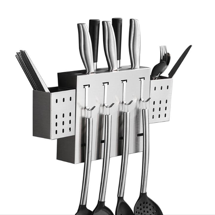 Kệ để dao, đũa dán tường inox 304 không zỉ