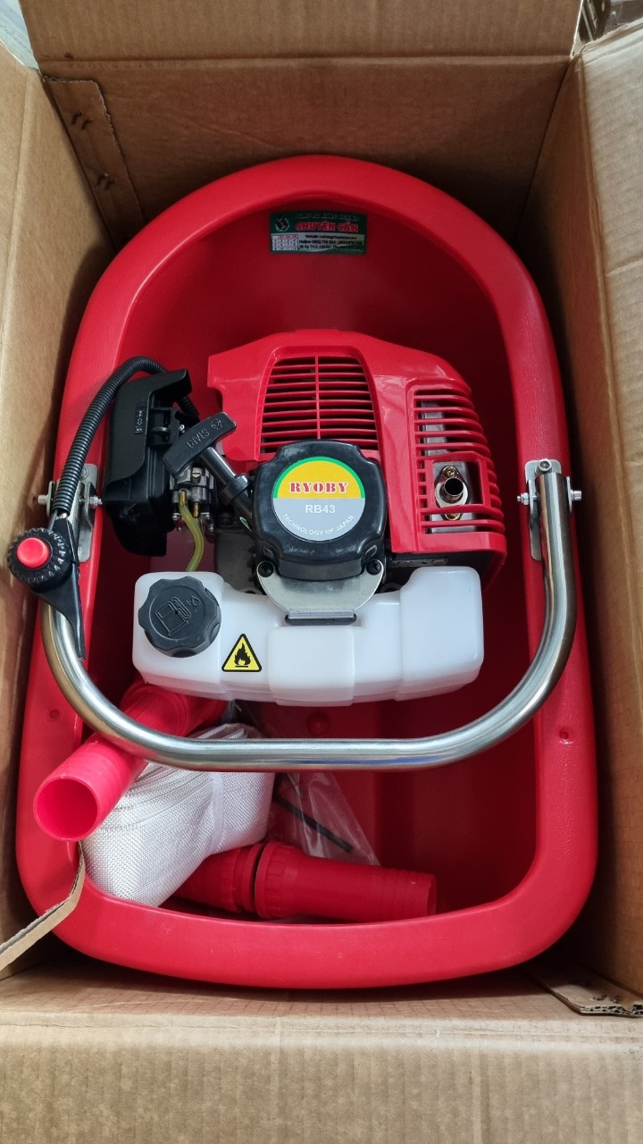 Máy bơm phao thả nổi Hinota 430, bơm xuồng máy bơm nước 2 thì