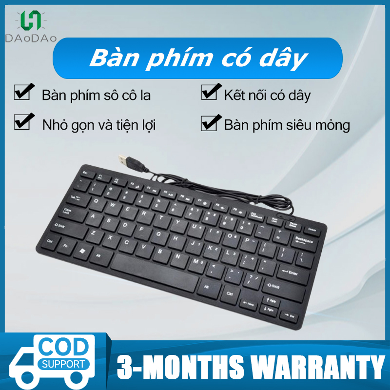 Bàn phím máy tính mini có dây K1000