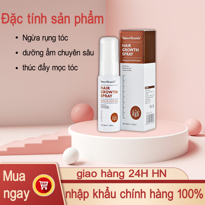 Tinh chất xịt vibrant glamour ngăn rụng tóc chăm sóc tóc ngừa rụng tóc tinh chất xịt dưỡng tóc ngăn ngừa rụng tóc dưỡng ẩm chăm sóc tóc bóng mượt hiệu quả 30ml