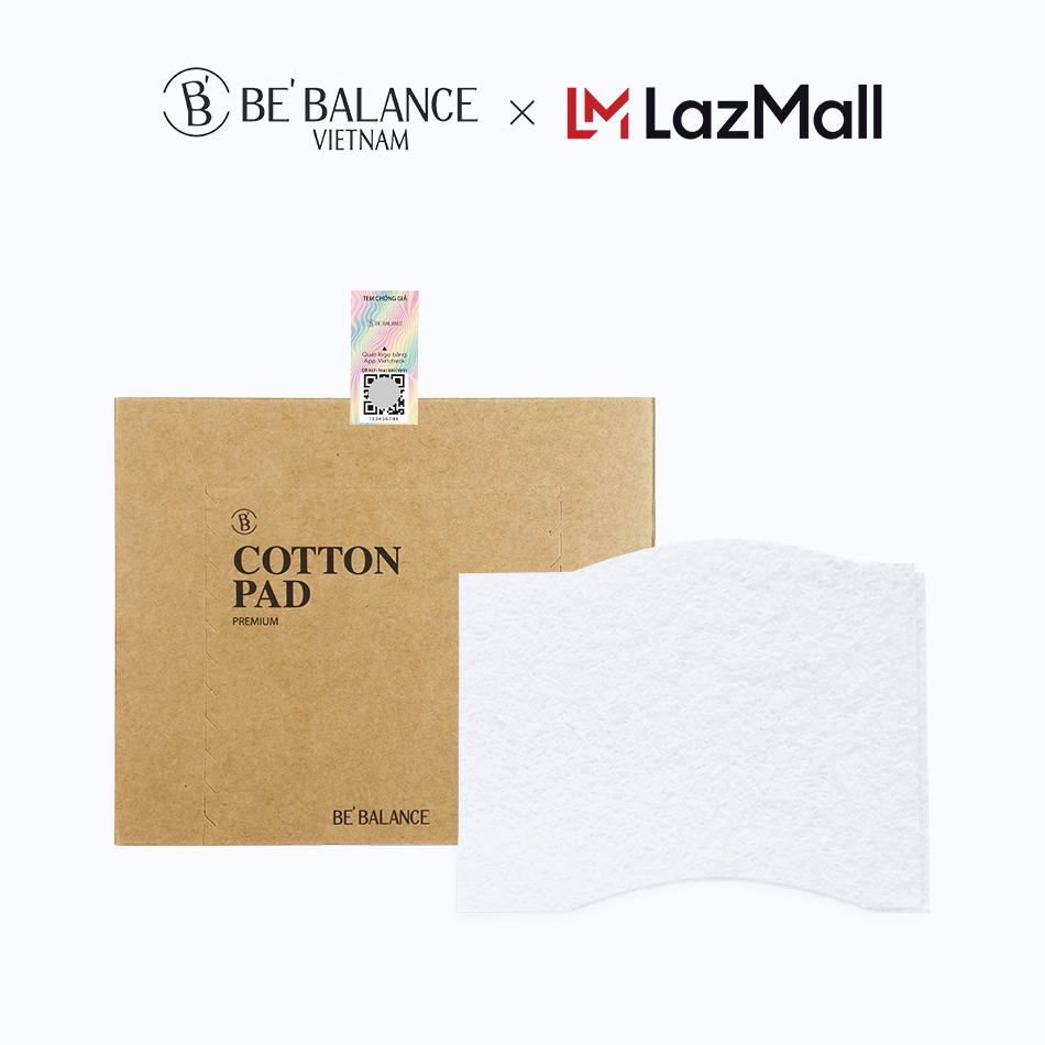 Bông tẩy trang BEBALANCE Cotton Pad Premium 60 miếng