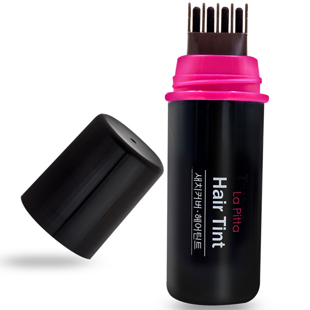 Bút che phủ tóc bạc tạm thời Hair Tint La Pitta - màu Nâu đậm