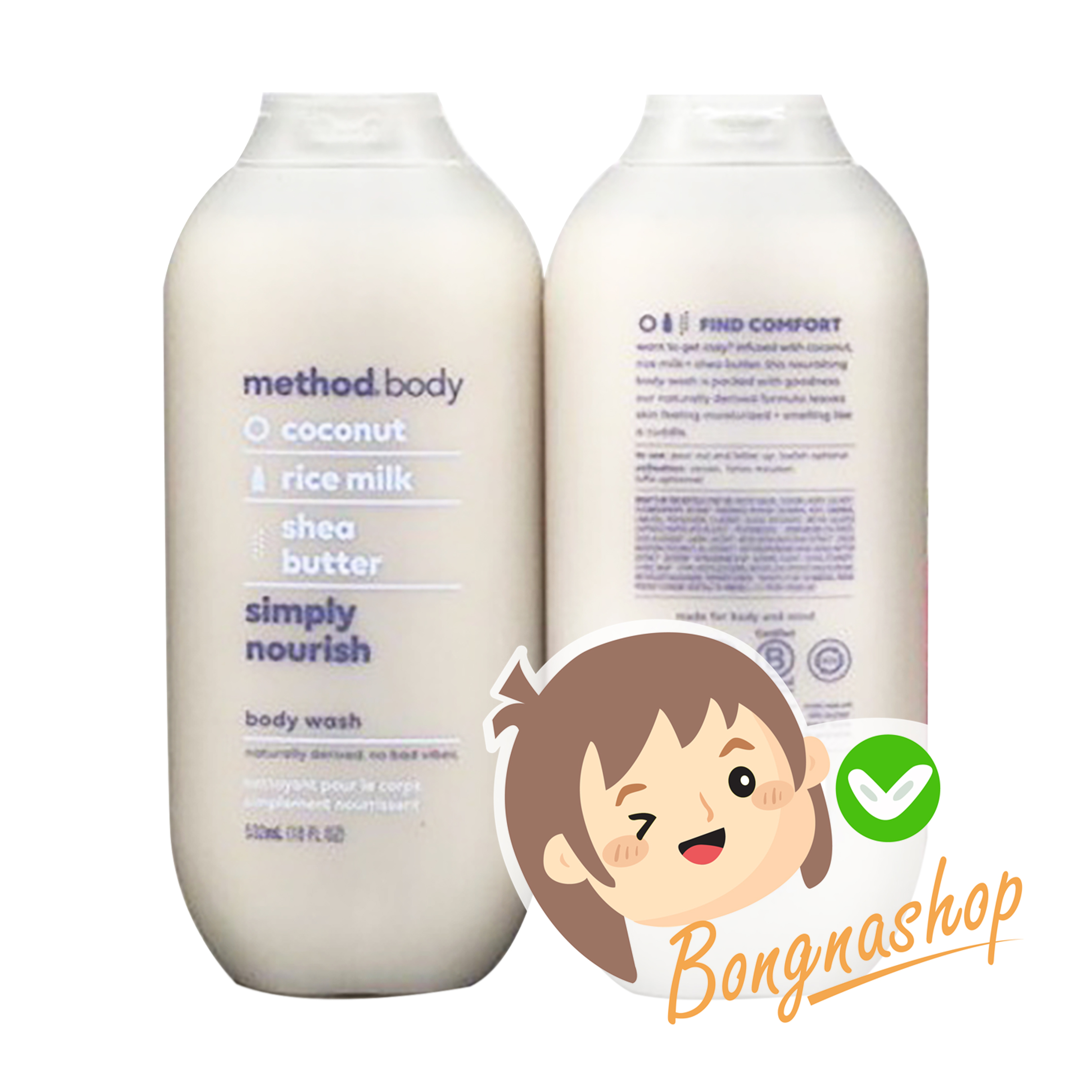 Sữa tắm dưỡng ẩm Method Body Organic 532ml - Úc