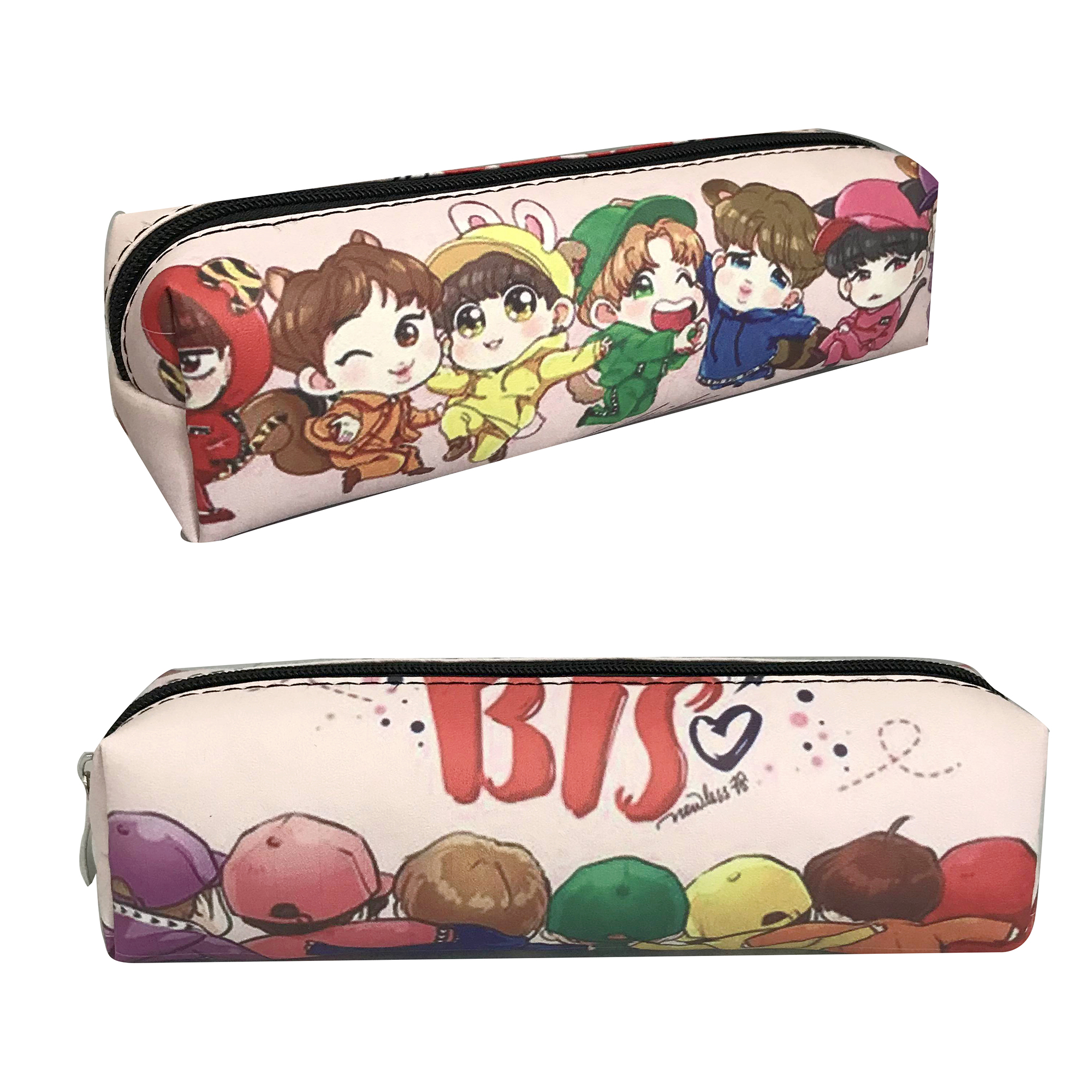 Hộp bút bóp viết in hình BtS chibi MH004 giá rẻ